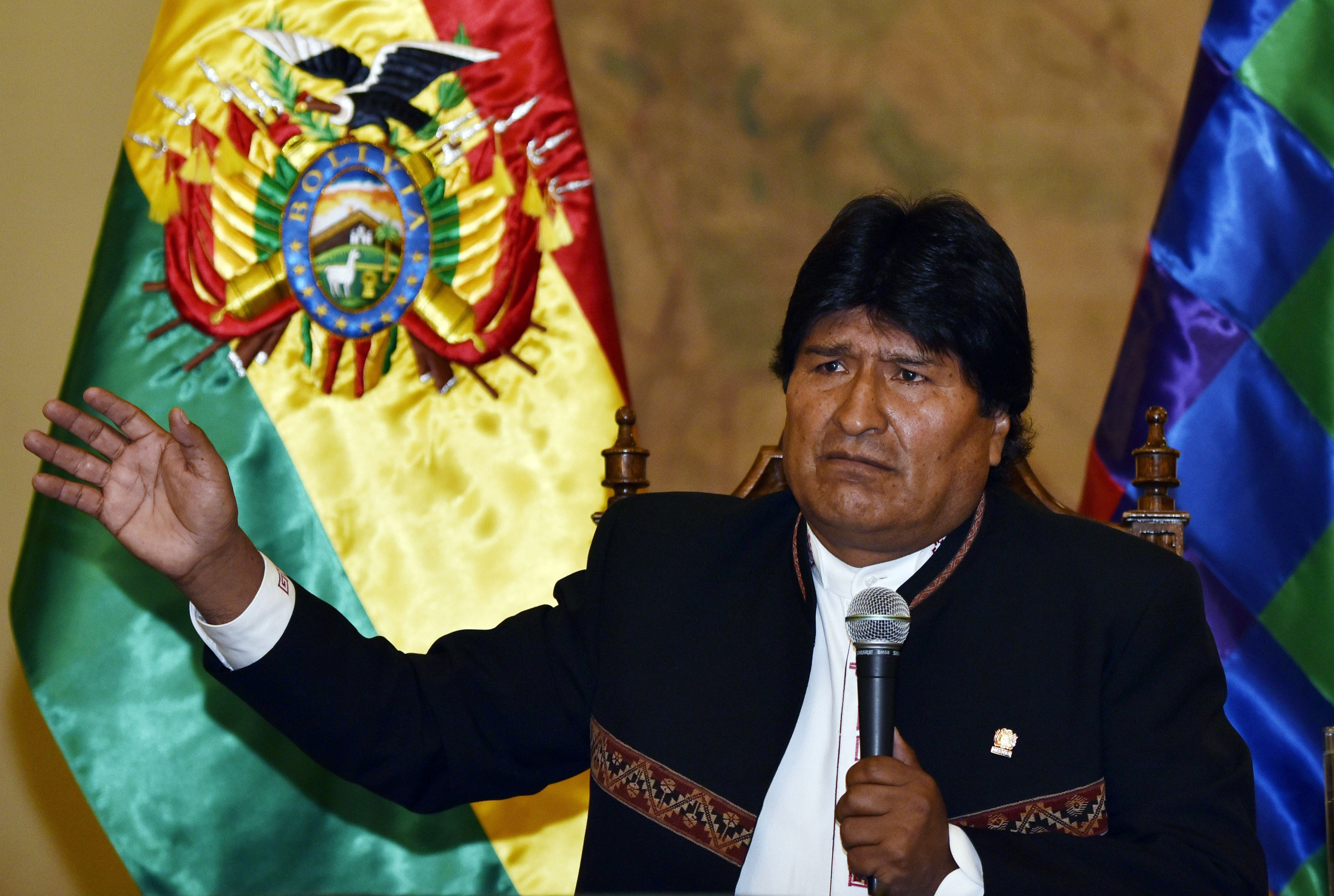 President Evo Morales of Bolivia