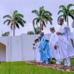 Eid Mubarak prayer at Aso Rock