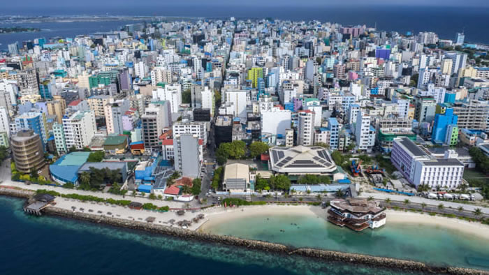 The capital of the Maldives is overcrowded with no space for expansion