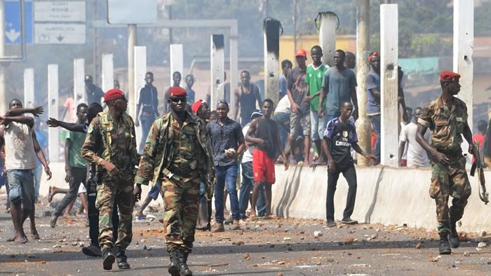 Protest in Guinea