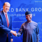 L-R: David Malpass and Yemi Osinbajo