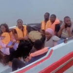 Some of the medical students on the boat