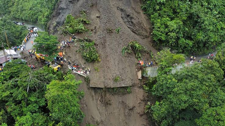 Columbia landslide