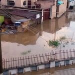 One of the flood scenes in Ibadan, Oyo State