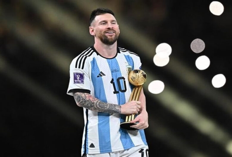 Lionel Messi's World Cup jerseys