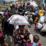 People fleeing scenes of fighting in Congo (Source: Google)