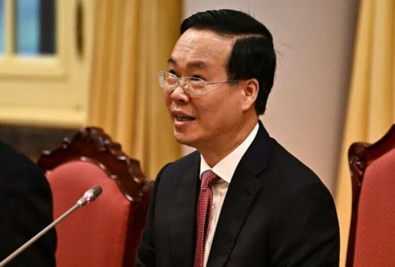 Vietnamese President Vo Van Thuong