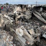 fires engulf hundreds of shacks in South Africa