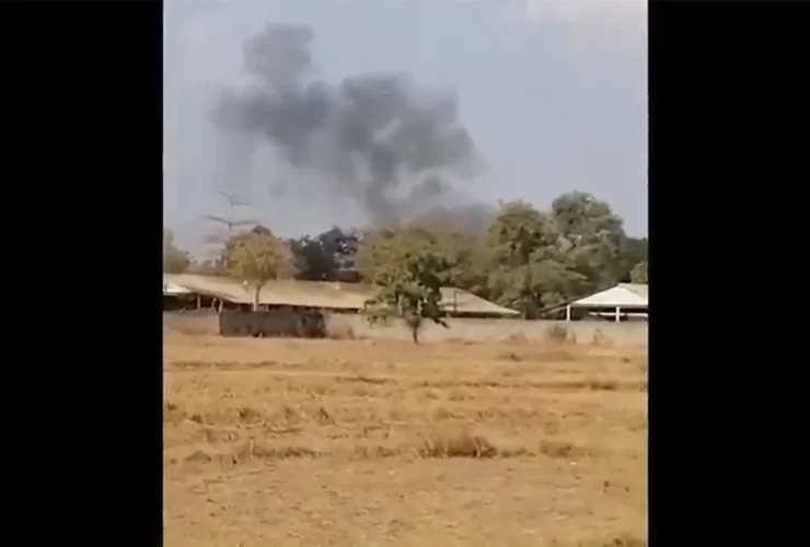 Cambodian military base blast