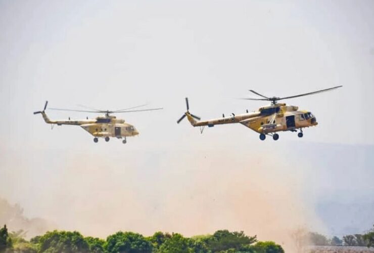 army airstrikes destroy terrorist hideouts in Northern Nigeria