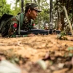 Myanmar military retreats