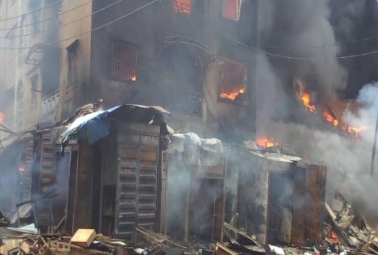 fire outbreak rocks popular market in Nigeria