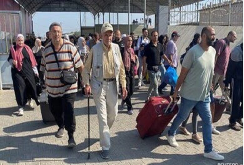 Over 492 evacuees from Gaza enter Egypt through Rafah border crossing