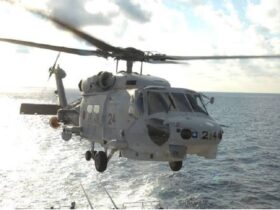 Japanese Navy helicopters crash during training exercise