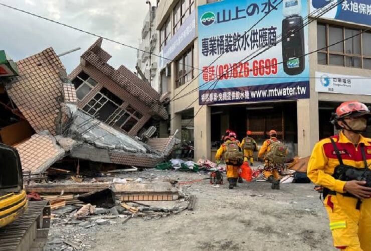 Taiwan hits with magnitude 6.0 quake after days of tremors