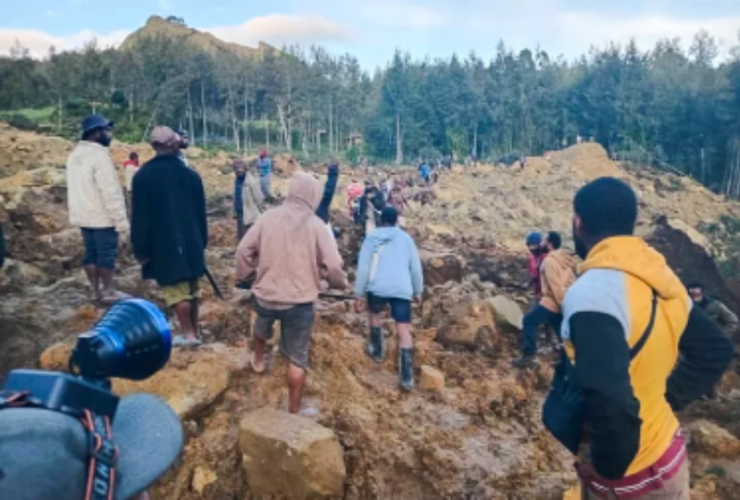 Landslide Papua New Guinea