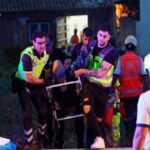 Beach Bar collapse in Spain Island