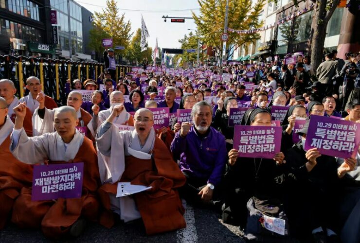 South Korea's National Assembly Halloween crowd crush