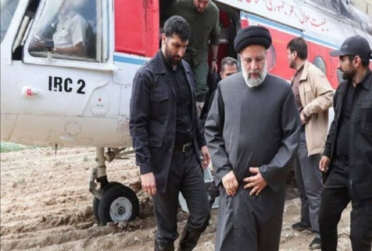 Apprehension as helicopter carrying president of Iran Ebrahim Raisi crashes