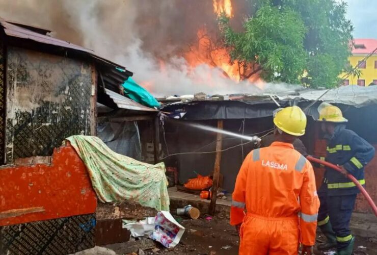 Fire market Lagos