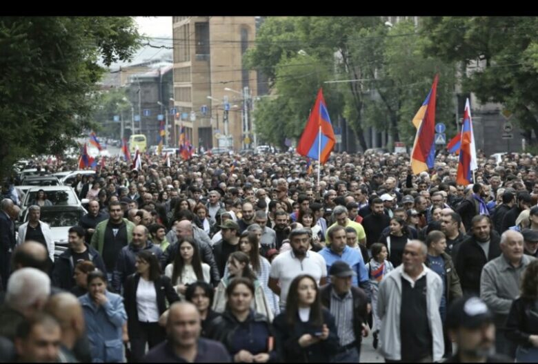 Mass protests erupt in Armenia