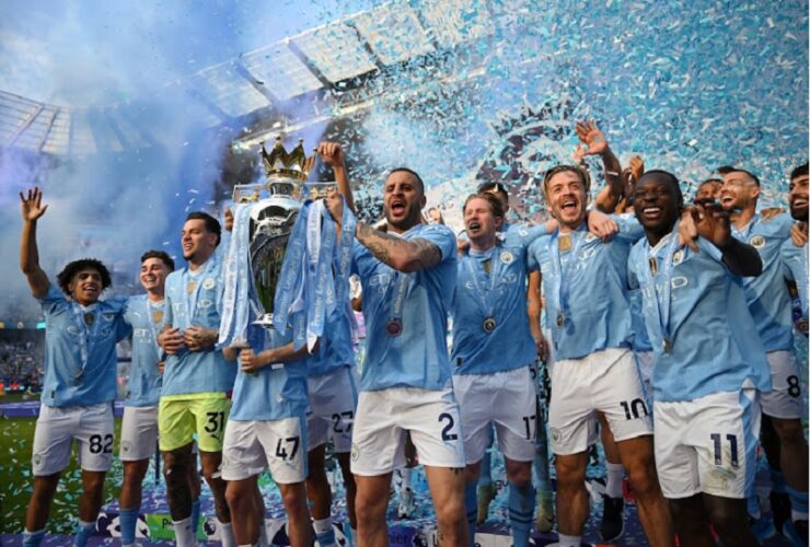 Manchester City clinch fourth straight Premier League title