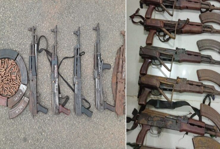 Suspected kidnappers nabbed as police recover 10 stolen rifles