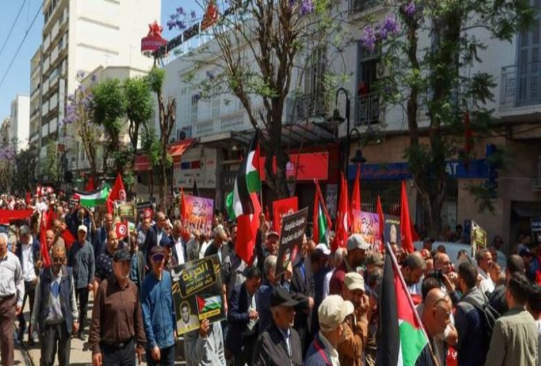 protesters storm streets in Tunisian to demand presidential election date