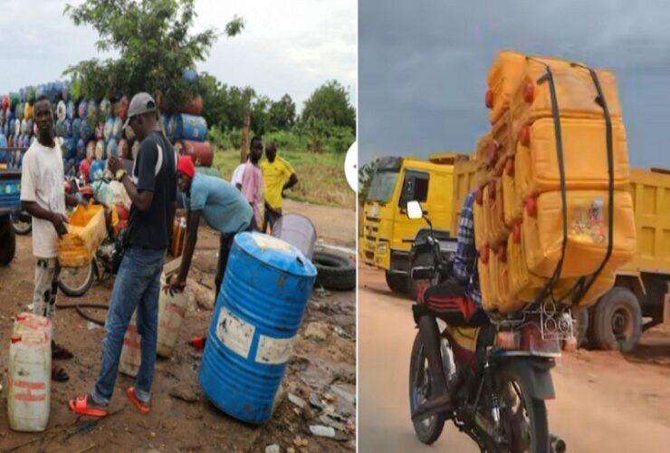 Smuggled petrol Nigeria West African markets