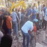 five-storey building collapses in Egypt