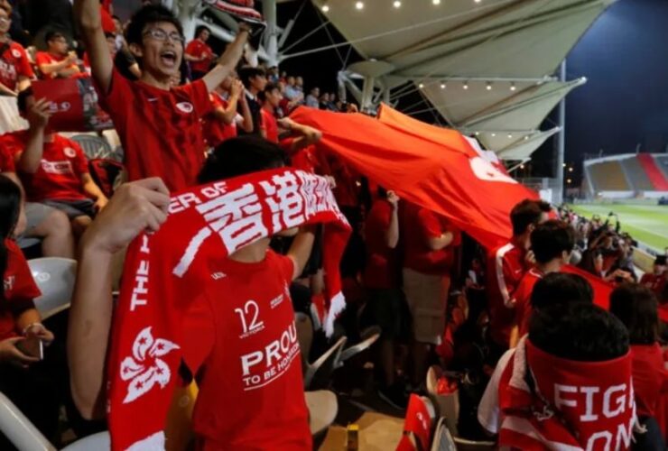 anthem at Hong Kong World Cup Qualifier