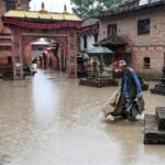 Torrential rains spark landslides floods in Nepal claiming 11 lives and blocking roads