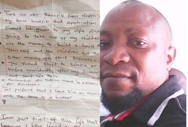 Teacher commits suicide in Zambia leaves note detailing financial struggles