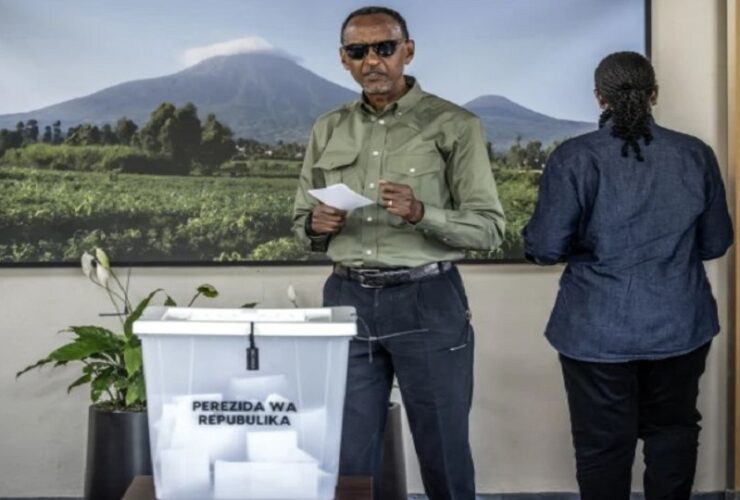 Rwanda’s Kagame wins fourth term as president with 99% vote