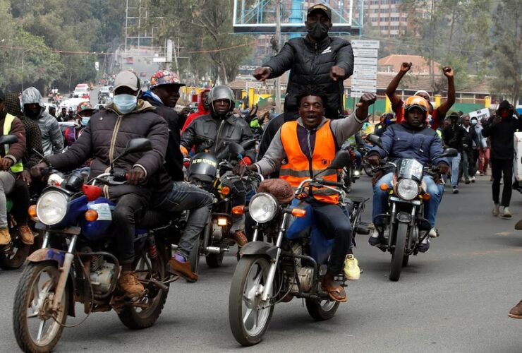 Kenyan Police urge protesters to avoid main Airport enhance security measures for passengers