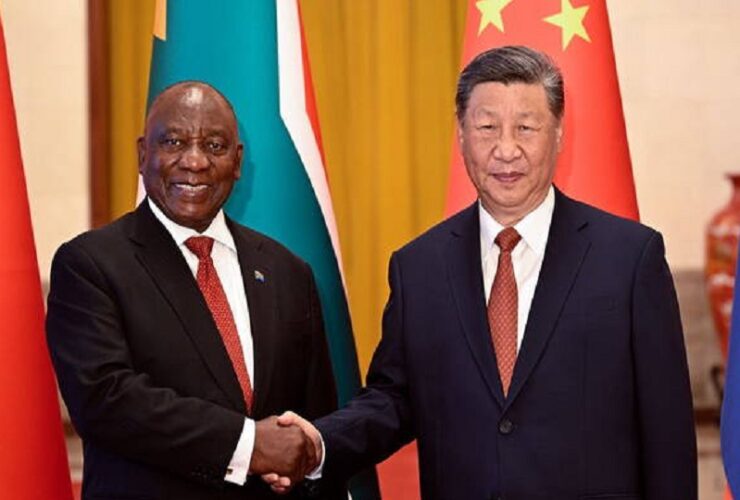 South African President Cyril Ramaphosa rejects claims of Chinese 'Debt Trap' in Africa emphasizes mutual benefits at Beijing Summit