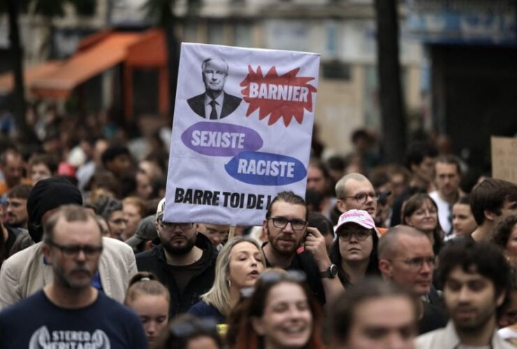 Thousands protest in France against new prime minister