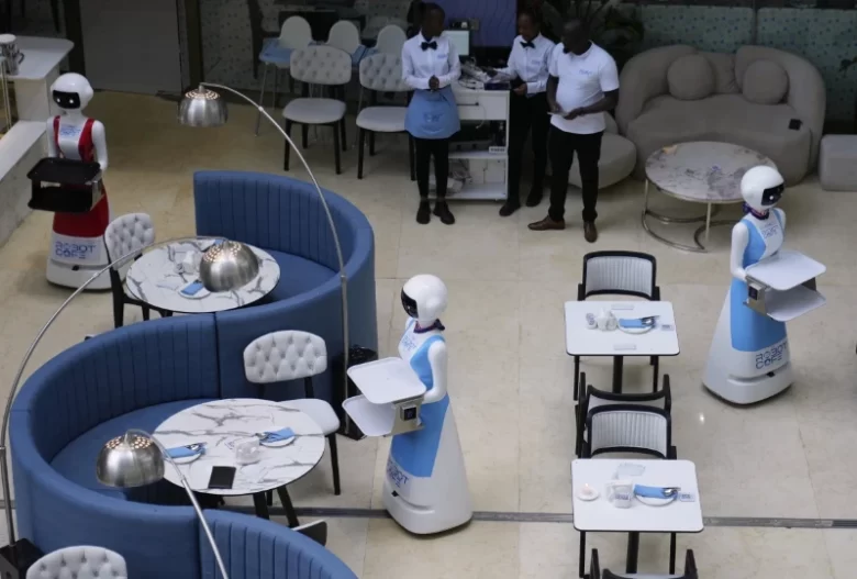 Nairobi's first Robot Robot Cafe