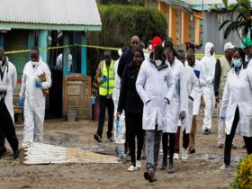 Kenya officials recover bodies of children after school dormitory fire dozens still missing