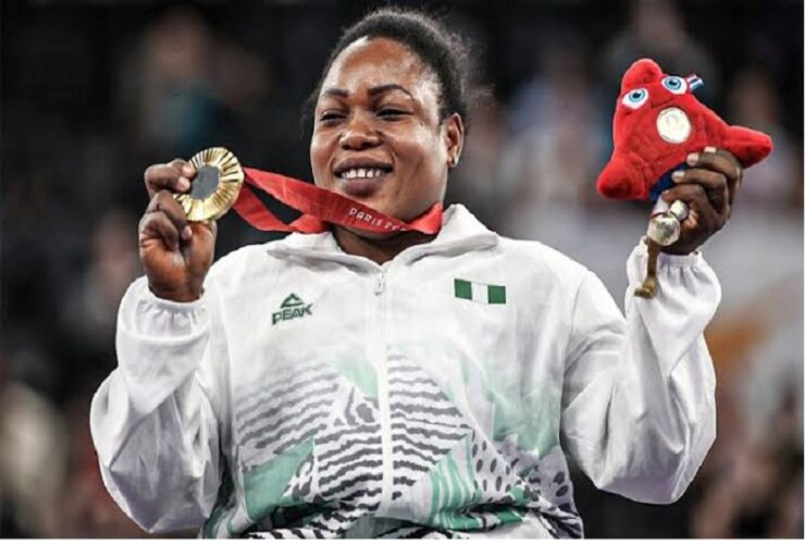 Onyinyechi Mark breaks multiple World records to win Nigeria's first gold in 61kg Para-powerlifting at Paris 2024 Paralympics