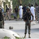 Roadside bomb hits diplomatic convoy in Pakistan killing police officer