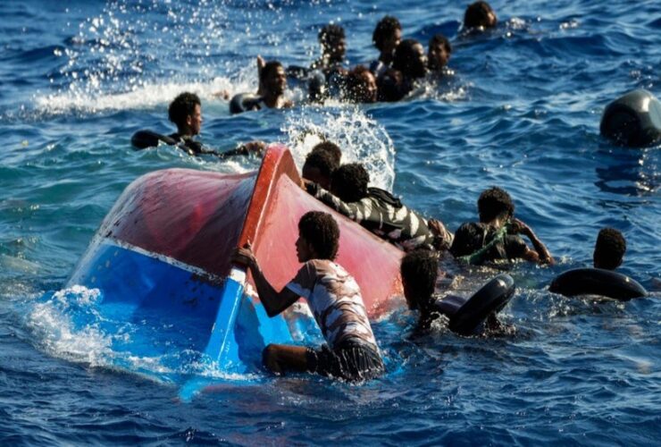 Migrant boats capsize