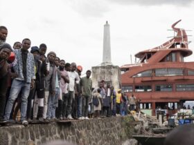 Boat capsizes on Lake Kivu in eastern Congo